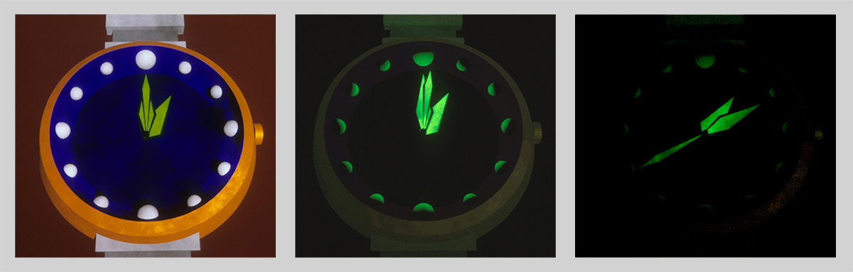 Glow in the dark watches