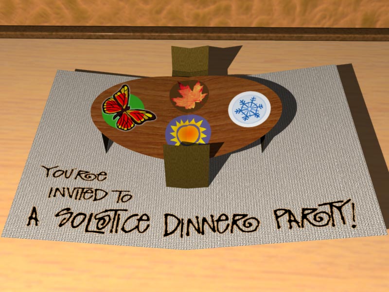 Dinner Party Pop-up Card