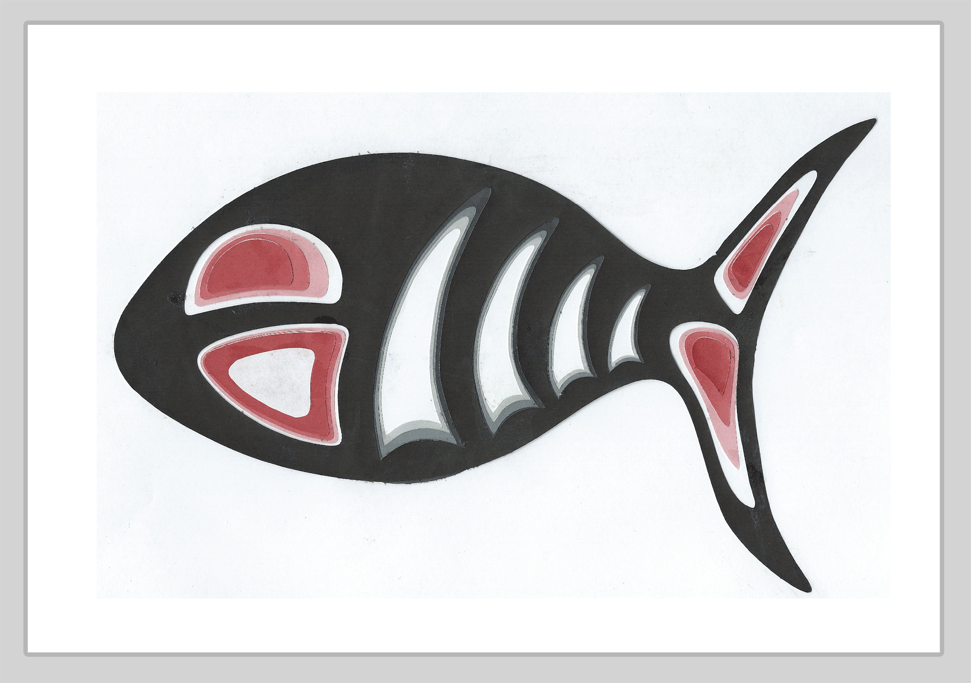 Papercraft fish